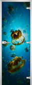 Стеклянная межкомнатная дверь Underwater World-07